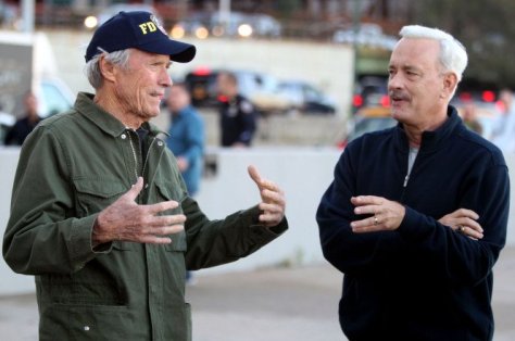 Director Clint Eastwood and actor Tom Hanks on set (PBS.Twimg.com Photo).jpg